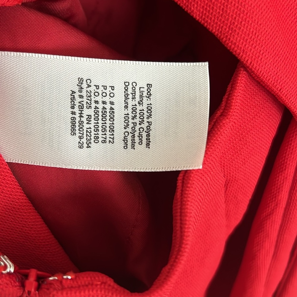 Aritzia Wilfred Ecoulement Romper - Red (0) - Picture 7 of 8
